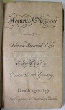 HOMERS ODYSEE , VOLUMELE I - II , COLIGAT , 1819 , TEXT IN GERMANA CU CARACTERE GOTICE
