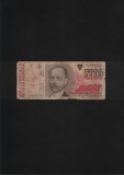 Rar! Argentina 5000 5.000 australes 1989 seria08640185 uzata