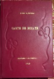 CARTE DE BUCATE de A.PETRINI, EDITURA I.G.HERTZ 1928/ LEGATURA NOUA PIELE/ LIPSA PAGINA DE TITLU/ 304 PAGINI, POZE