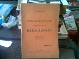 PROBLEME DE MATEMATICI DATE LA EXAMENUL DE BACALAUREAT SESIUNEA IUNIE 1929 - GH. BEIU PALADI