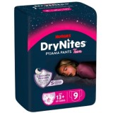 Scutece chilotel pentru noapte Huggies DryNites 13+ ani Girl 9 buc, 48-60kg