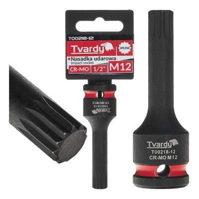 Cheie tubulara de impact SPLINE 1 / 2&amp;quot;, M12, Cr-Mo, Tvardy T00218-12 foto