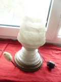 Lampa - Veioza din sare Tg. Ocna realizata artizanal de detinuti ateliere munca