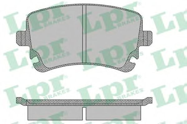 Set placute frana,frana disc VW PHAETON (3D) (2002 - 2016) LPR 05P1398