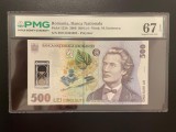 Romania 500 lei 2009 pick 123b grad 67 pmg