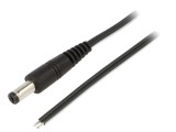 Cablu Alimentare DC 5,5/1,7mm Negru 1,5m