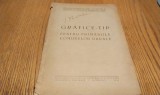 GRAFICE-TIP pentru Primariile Comunelor Rurale - Editura Monitorul Oficial, 1943, 27 p.+ grafice