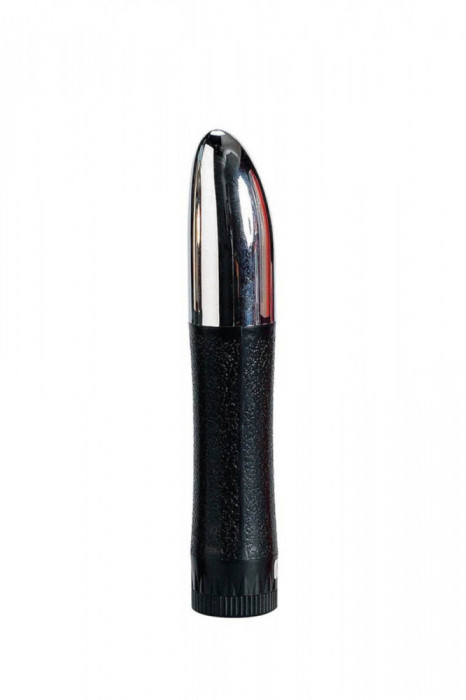 Vibrator Multi Speed, Negru cu Argint, 19.5 cm