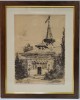Alexandru Poitevin-Scheletti - Pavilionul Marmorosch Blank - Litografie 29x21 cm