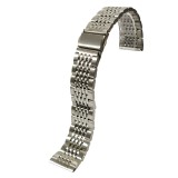 Cumpara ieftin Bratara Ceas Argintie 20mm 22mm Otel Inoxidabil, Ajustabila, Catarama Fluture
