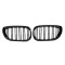 Grila dubla BMW E46 coupe cabrio facelift FL M-LOOK negru NOU
