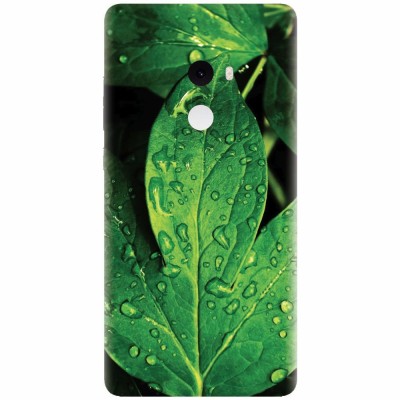 Husa silicon pentru Xiaomi Mi Mix 2, Leaves And Dew foto