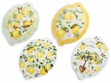 Cumpara ieftin Set 4 suporturi vase fierbinti pluta ceramica multicolora Lamai cm 15 x 21,5 H