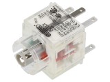 Element de contact temperatura -30&divide;70&deg;C cu iluminare IP00 pini NC NO 3mm