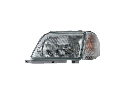 Far Mercedes Clasa Sl (R129) 01.1995-10.2001, fata, Stanga, cu semnalizare alba; cu additional reflective element (side); H4; pneumatic; cu motor; foto