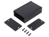 Carcasă aluminiu neagră AKG 55x80x24mm