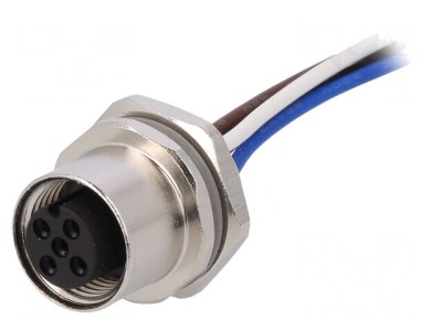 Soclu M12 4 PIN mamă IP67 DeviceNet CANopen foto