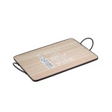 Tava de servit din lemn, model Sticla de Vin, 36.5 x 26.5 x1 cm