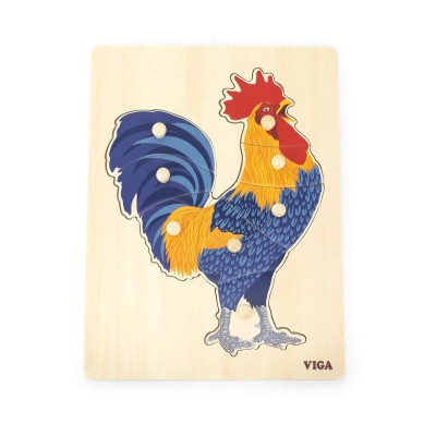Puzzle Montessori, Cocos, Viga foto