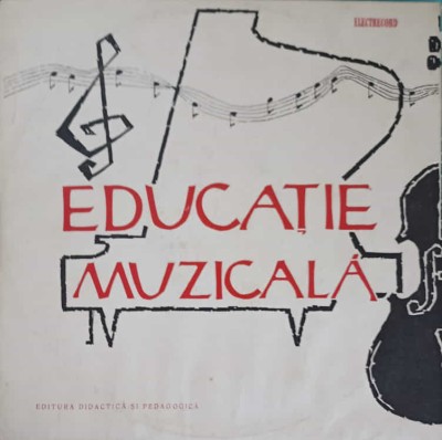 Disc vinil, LP. EDUCATIE MUZICALA PENTRU CLASA A VIII-A (NR.2)-COLECTIV foto