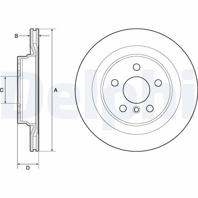 DELPHI BG4778C Disc frana foto