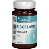 VITAMINA B2 RIBOFLAVIN 40MG 30CPR, Vitaking