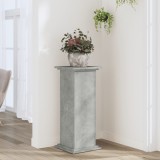 Cumpara ieftin Suport de plante, gri beton, 33x33x80 cm, lemn prelucrat