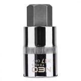 Cap Tubulara 1/2&amp;#39;&amp;#39; cu antrenor hexagonal, H17 x 55 mm 08-777