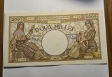 Bancnota 2000 Lei 1943 Martie UNC - Numismatica Rom&acirc;nească - Colecție Bancnote Vechi Rom&acirc;nia