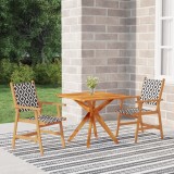 Cumpara ieftin Set mobilier grădină, 3 piese, lemn masiv de acacia