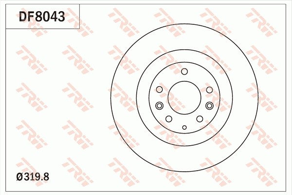 TRW DF8043 Disc frana