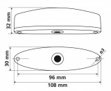 Lampa stop LED cu 2 functii Porster 12V