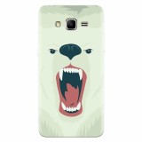 Husa silicon pentru Samsung Grand Prime, Fierce Polar Bear Winter