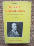 Diderot Oeuvres Romanesques, Henri Benac