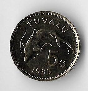 Moneda 5 cents 1985 - Tuvalu foto