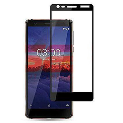 Geam protectie display sticla 5D FULL GLUE Nokia 3.1 BLACK foto