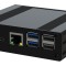 Carcasa Raspberry Pi 5 neagra, Pi-Box Pro 5