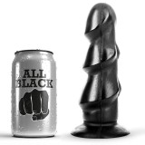 All Black-Dildo 17 cm-Silicon
