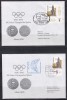 Germania 1996 - Centenarul J.O., 2 FDC-uri, Stampilat