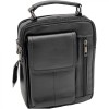 Geanta de Umar Barbati din Piele Naturala, Compartiment Smartphone, Maner, Bretele Detasabile, 18x23x6 cm, Maro