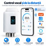 Cumpara ieftin Termostat Inteligent WiFi pentru Calorifer, Robinet Termostatic Smart, BIRAI ThermoValve Vision, Control din Aplicatie, Tuya &amp; Smart Life, Alexa, Goog