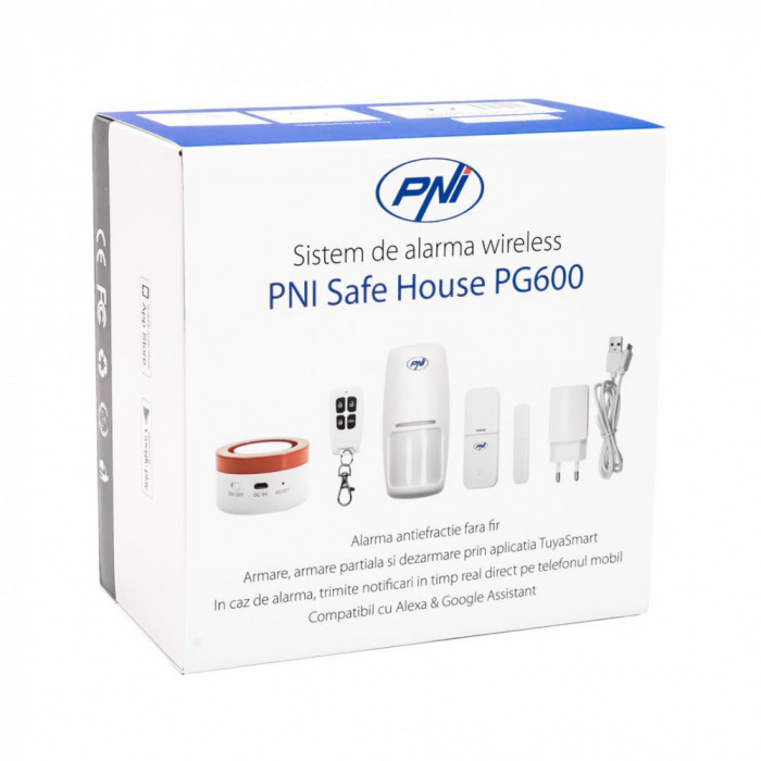 Sistem de alarma wireless PNI Safe House PG600 Securitate pentru casa Alarma Antiefractie fara Fir