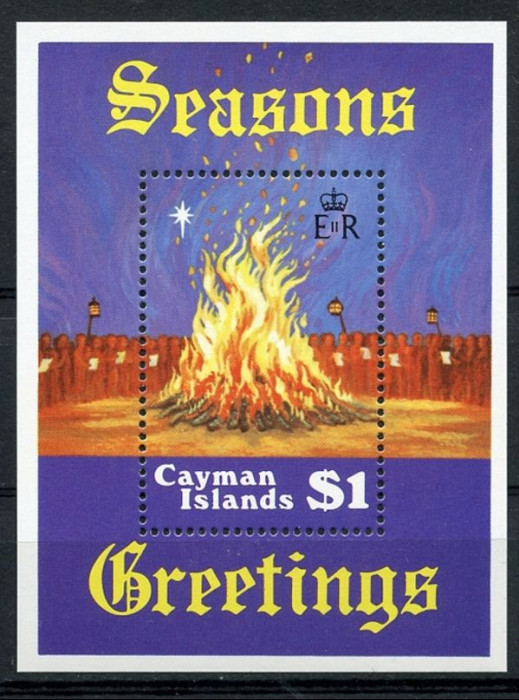 CAYMAN ISLANDS 1984 RELIGIE SARBATORI CRACIUN