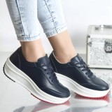 Cumpara ieftin Pantofi sport diana navy piele naturala, 36