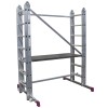 Scara Articulata Aluminiu KRAUSE Corda, 0.6 x 1.5m, Inaltime Lucru 4.85m, Podest 2.85m, Schela Multifunctionala