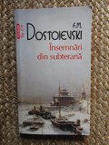 Insemnari din subterana (Top 10+)/F.M. Dostoievski
