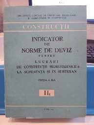 Indicator de norme de deviz pentru lucrări de construcții hidrotehnice. H1