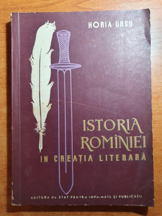 istoria romaniei in creatia literara din anul 1957
