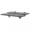 Rafturi suspendate, 2 buc., 30 x 10 cm, sticla, 8 mm