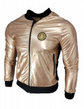 Geaca David Gerenzo Aurie din Latex cu Strasuri - DSG 02 (M,L,XL) -